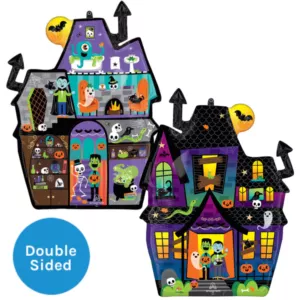 Anagram 27 inch Halloween Haunted Manor SuperShape Foil Balloon