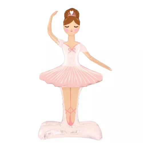 Prima 49 inch Ballerina Standing Foil Balloon