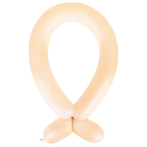 Anagram Macaron Peach Nozzle Up 360 Latex Modelling Balloons