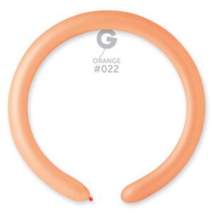 Gemar Neon Orange #081 2" Modelling Latex Balloons