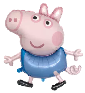 Flexmetal 34 inch George Pig Supershape Foil Balloon