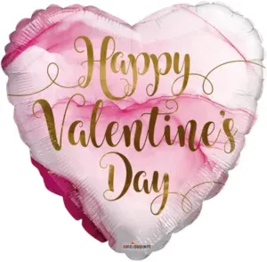 APAC 18 inch Happy Valentine's Day Heart Shaped Foil Balloon