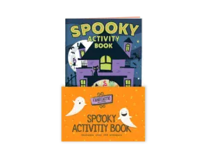 30 Page Spooky Neon Sticker Activity Book
