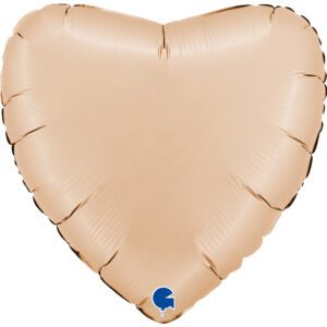Grabo 22 inch Satin Nude Heart Foil Balloon