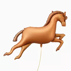 Party Deco 31 inch Brown Horse Foil Balloon
