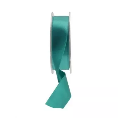 APAC Teal Green 25mm x 20m Satin Ribbon