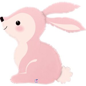 Betallic 31 inch Woodland Pink Bunny Foil Balloon