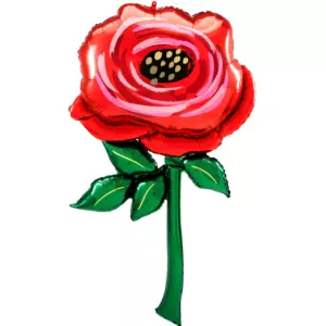 Anagram 55 inch Painted Rose Multi-Balloon Foil Balloon