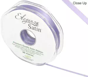 Eleganza Lavender 3mm x 50m Satin Ribbon