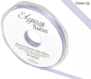 Eleganza Lavender 6mm x 20m Satin Ribbon