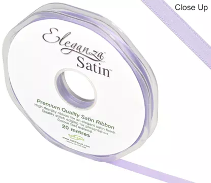 Eleganza Lavender 6mm x 20m Satin Ribbon