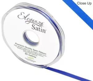Eleganza Royal Blue 6mm x 20m Satin Ribbon