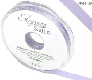 Eleganza Lavender 10mm x 20m Satin Ribbon