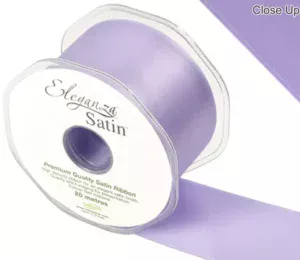 Eleganza Lavender 50mm x 20m Satin Ribbon