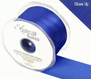 Eleganza Royal Blue 50mm x 20m Satin Ribbon