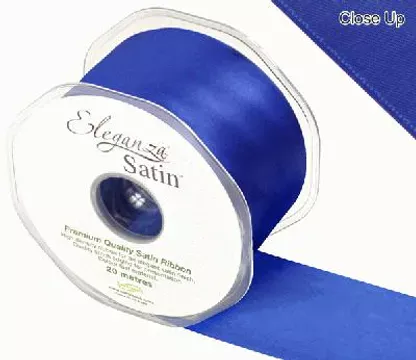 Eleganza Royal Blue 50mm x 20m Satin Ribbon