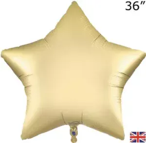 Oaktree 36 inch Pure Gold Star Foil Balloon
