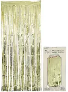 Oaktree 0.9m x 2.40m Metallic Gold Foil Curtain