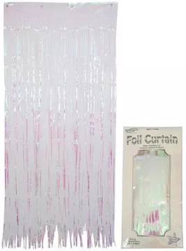 Oaktree 0.9m x 2.40m Metallic Iridescent Foil Curtain