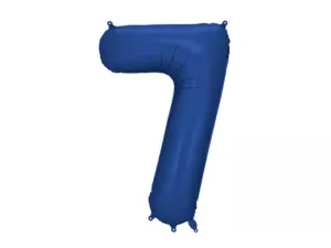 Party Deco 34 inch Navy Number 7 Foil Balloon