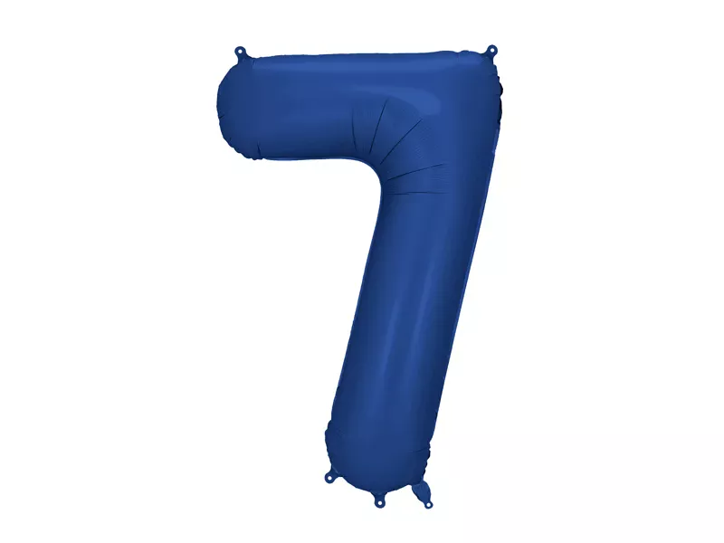 Party Deco 34 inch Navy Number 7 Foil Balloon