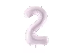 Party Deco 28 inch Purple Number 2 Foil Balloon