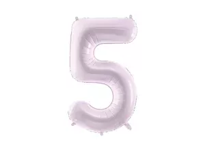 Party Deco 28 inch Purple Number 5 Foil Balloon