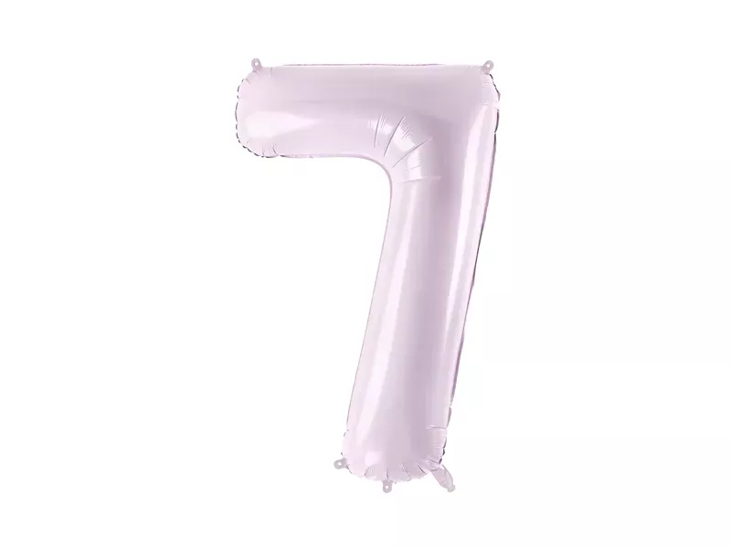 Party Deco 28 inch Purple Number 7 Foil Balloon