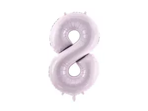 Party Deco 28 inch Purple Number 8 Foil Balloon