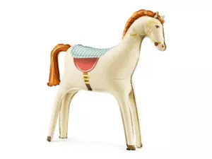Party Deco 30 inch Beige Horse Foil Balloon