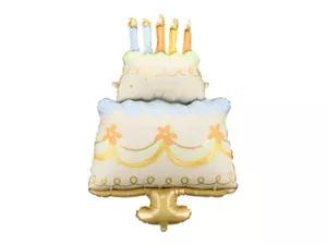 Party Deco 30 inch Tiered Birthday Cake Foil Balloon