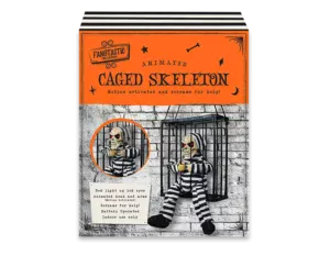 Caged Skeleton Prisoner Decoration