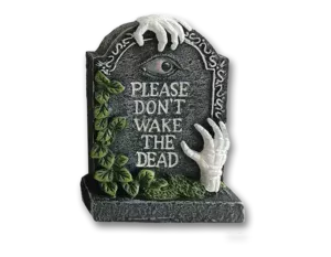 20cm Please Don't Wake The Dead Gravestone Decoration