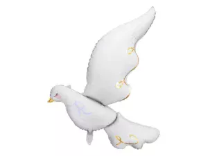 Party Deco 35 inch Dove Shape Foil Balloon