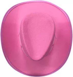 Adult Pink Cowboy Hat 16cm x 19.5cm