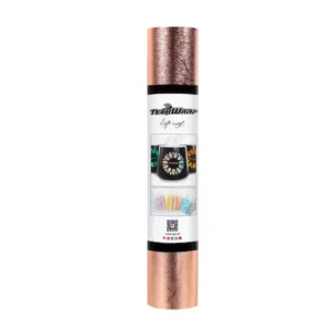 12 x 60 - Rose Gold Textured Metallic Chrome Vinyl
