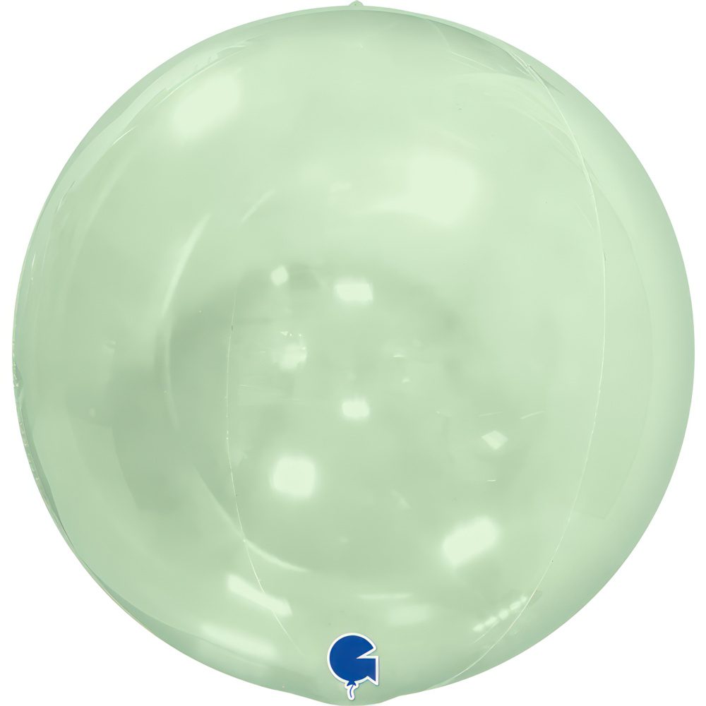Grabo 15 inch Globe Transparent Green 4D Foil Balloon