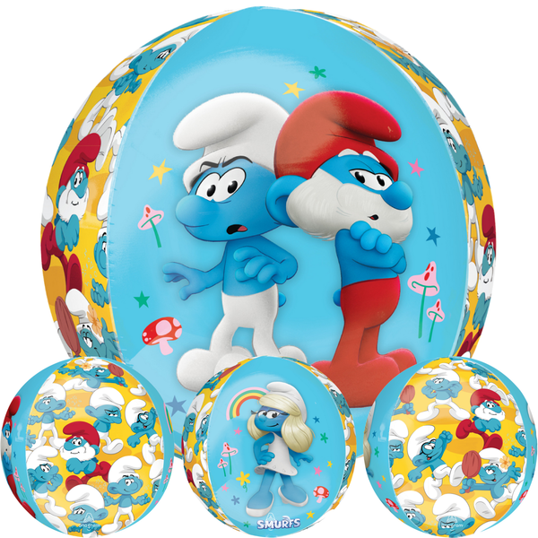 Anagram 16 inch Smurfs Movie Orbz Foil Balloon