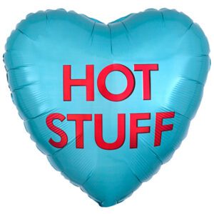 Anagram 18 inch Hot Stuff Candy Heart Foil Balloon