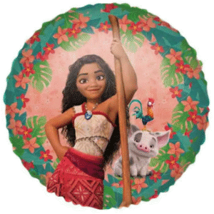 Official 18 inch Disney Moana 2 Sailing Spirit Round Foil Balloon