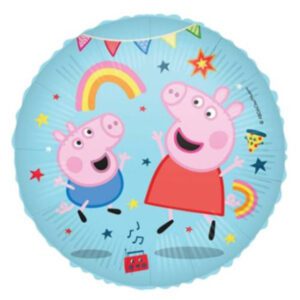 Official 18 inch Peppa Pig Messy Play Round Foil Balloon