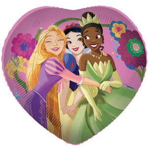 Official 18 inch Disney Princess Live You Story Heart Shaped Foil Balloon