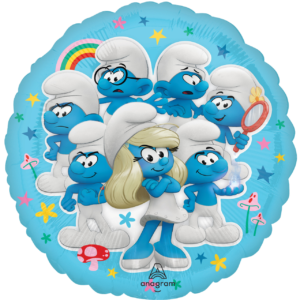 Anagram 18 inch Smurfs Movie Round Foil Balloon