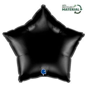 Grabo 18 inch Black Star Foil Balloon