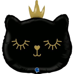 Grabo 26 inch Black Cat Princess Foil Balloon