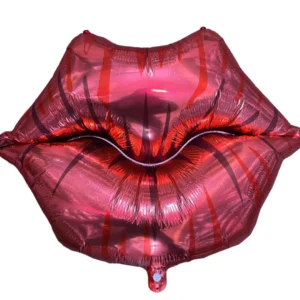 27 inch Red Lips Foil Balloon