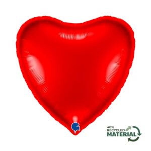 Grabo 31 inch Red Heart Foil Balloon