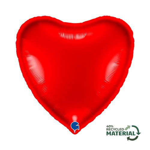 Grabo 31 inch Red Heart Foil Balloon