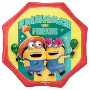 Anagram 22 inch Despicable Me Embrace Your Friends Foil Balloon