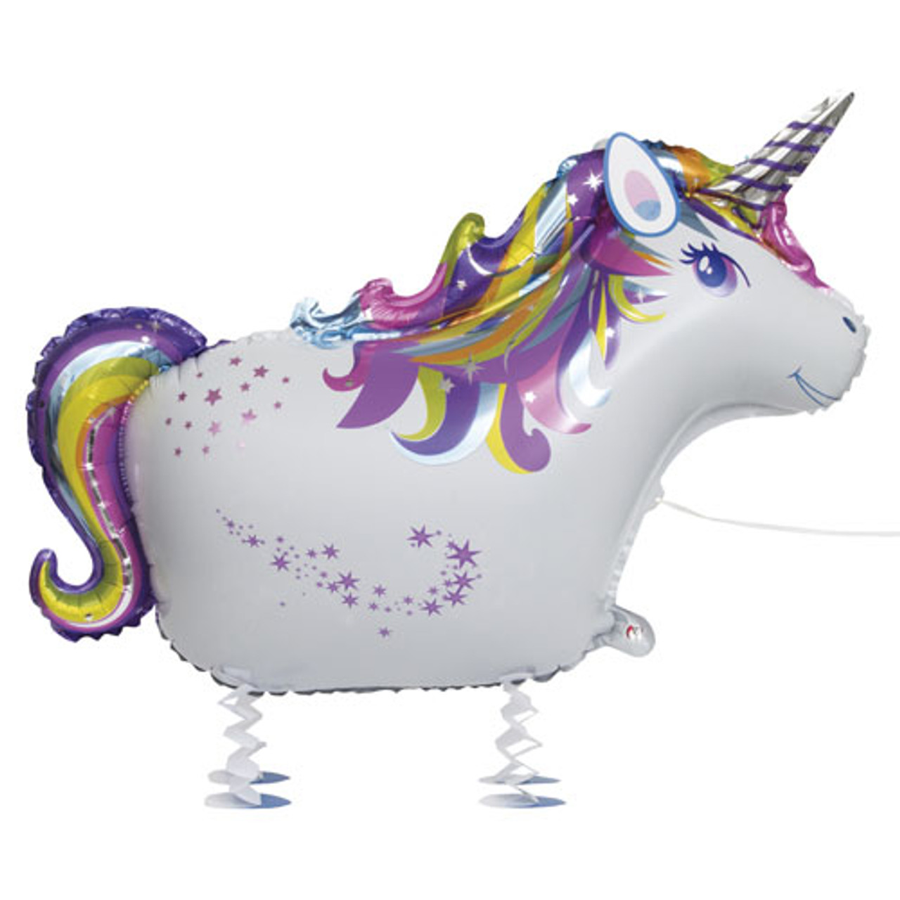 Unique 34 inch Walking Pet Unicorn Foil Balloon